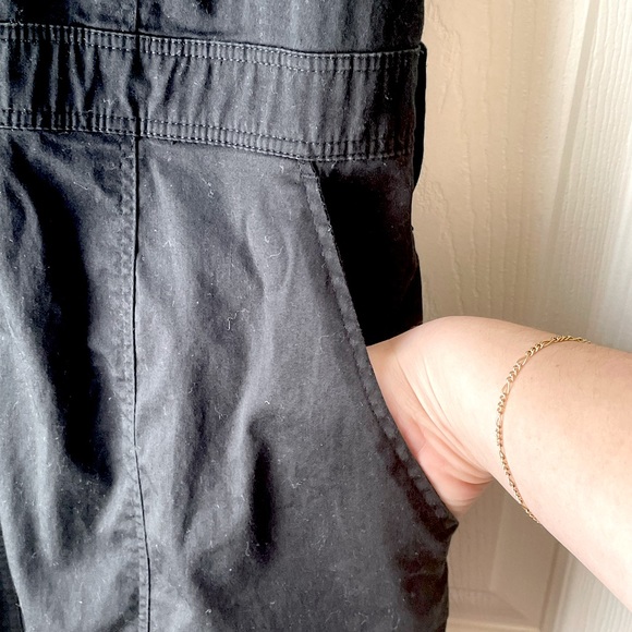 2/$12🌿 New York & Company NWOT Button Down Dress - Black - Picture 6 of 9